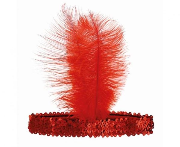 Opaska Retro - Kabaret czerwona YH-OKCN GoDan